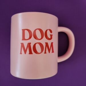 Dog Mom Pink Mug